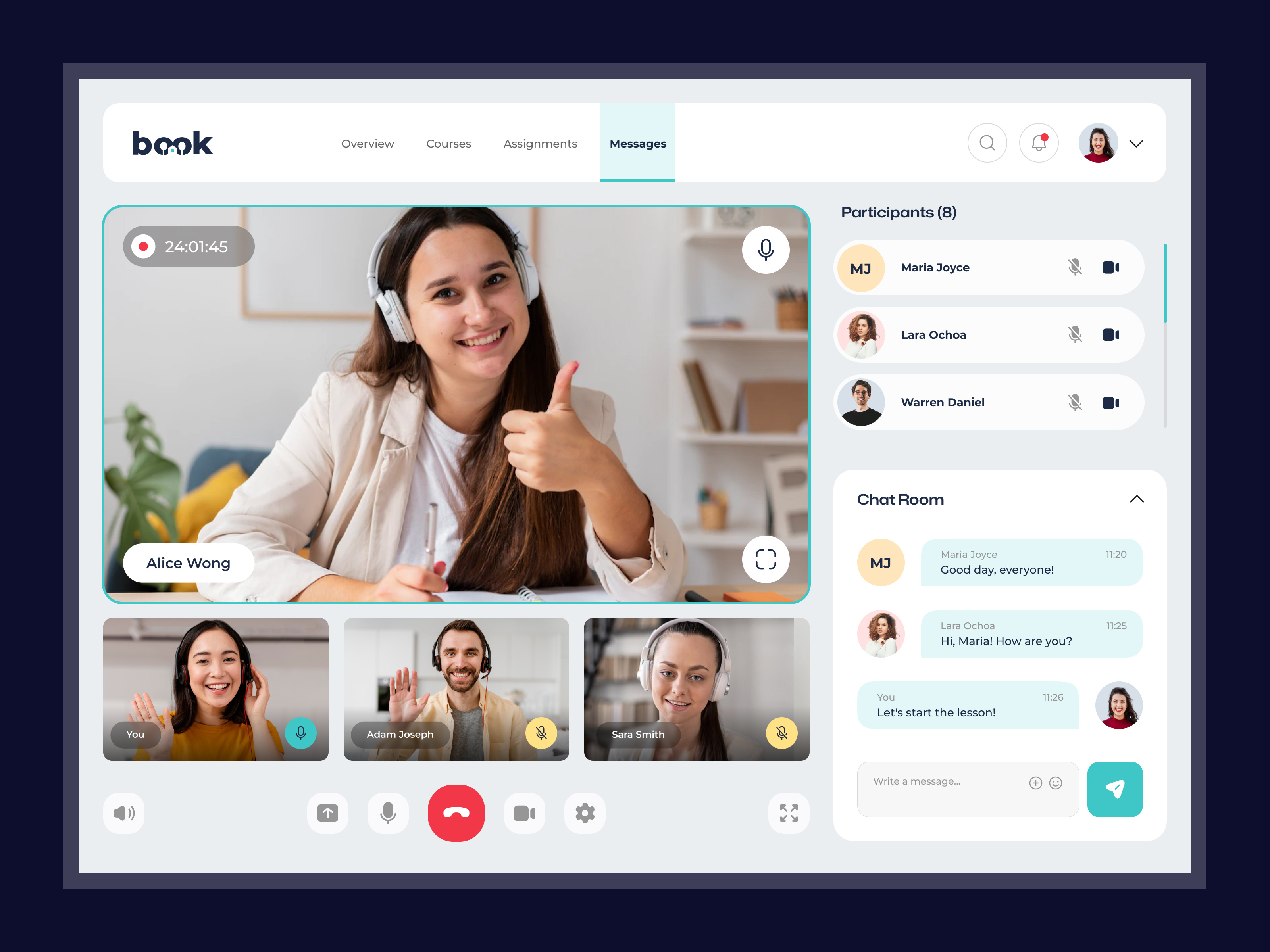 Educational Platform Concept application concept courses educational learning platform ui uiux ux web app webdesign website