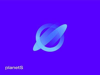 PlanetS Branding / Logo Design blue brand branding creative logo logos planet space universe