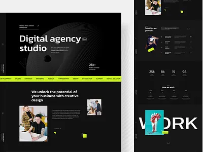 Axtra - Creative Agency Landing Page agency landing page agency website branding clean design design digital agency digital marketing landing page landing page design morden design ui ui design ui ux uiux visual design web page design