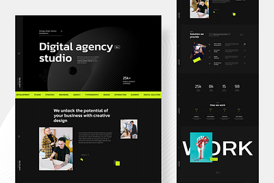 Axtra - Creative Agency Landing Page agency landing page agency website branding clean design design digital agency digital marketing landing page landing page design morden design ui ui design ui ux uiux visual design web page design