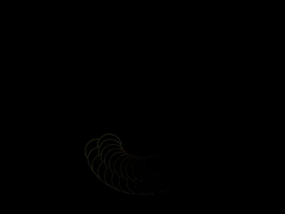 36 Days of Type - 3 3 36 days of type 36daysoftype animation cavalry design font generative gradient graphic design kinetic kinetic type motion motion graphics number type design typography