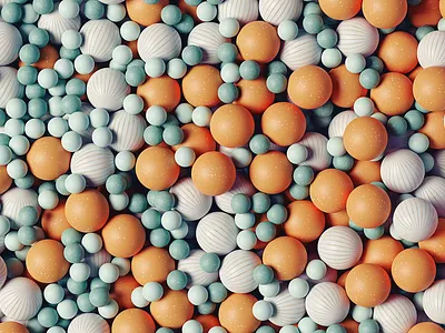 Force 3d 3d art 3d artist blender colorful design dumbbell exercise fun gym illustration marbles motion graphics product simulation stylized visualization viz