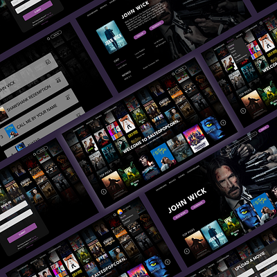 SALTEDPOPCORN | A Movie Voting Platform contest design movie netflix ui ux web