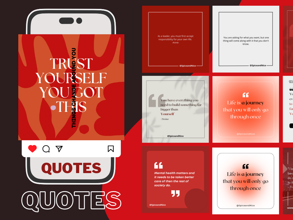 Instagram Quote Templates by Iris on Dribbble
