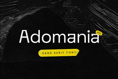 Adomania Sans Serif Font brand design branding font font design graphic design modern font sans serif font type typeface typography