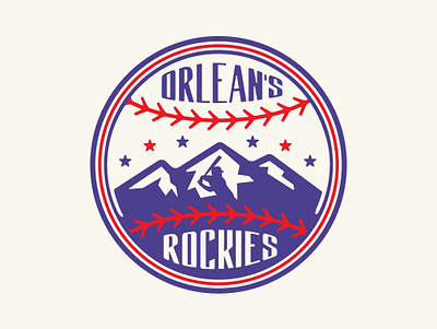 Orlean’s Rockies branding custom type design doodle drawing graphic design illustration lettering logo typography vector