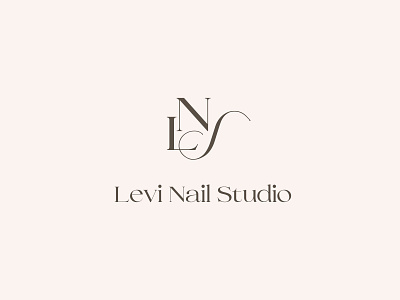 Levi nail studio logo design brandbook branding design graphic design illustration logo typography ui ux vector