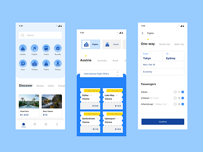 Booking app app design typography ui ux