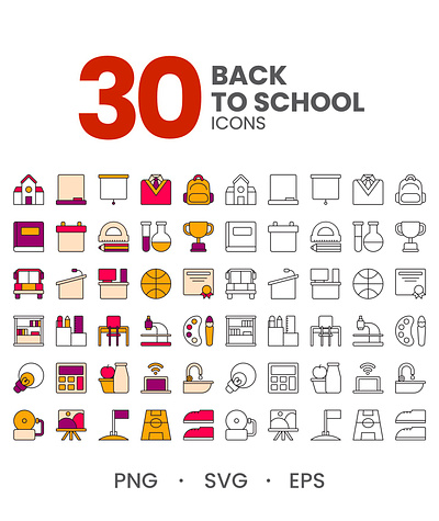Back To School Icons back to school flat icon learn icons school school icons