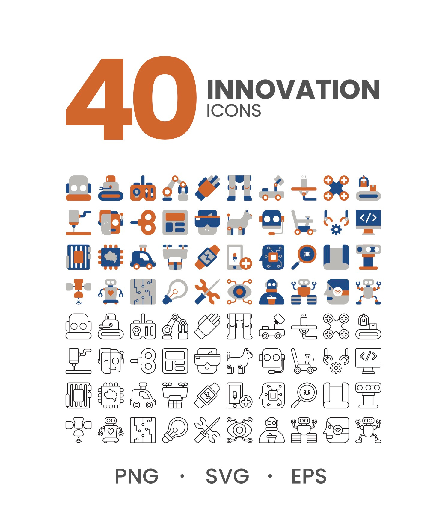 Innovation Icons by Cyber Olympus on Dribbble