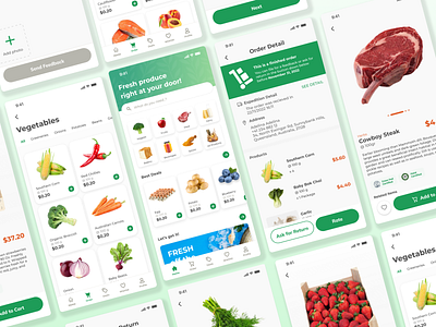 Grocery App design figma mobile ui ux