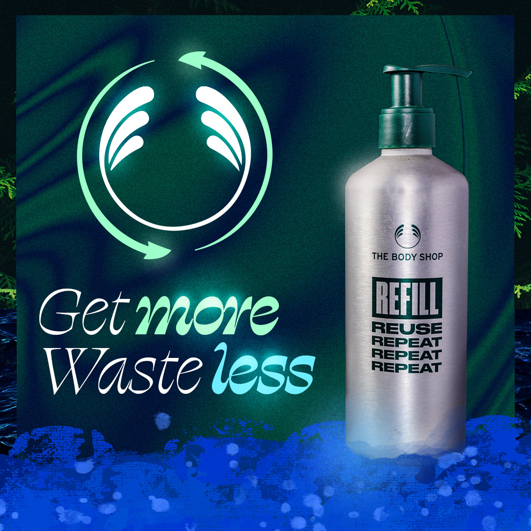 The Body Shop - Refill Scheme branding design graphic design