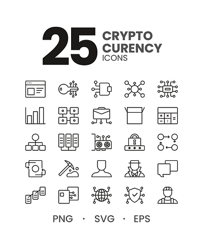 Crypto Currency Icons branding clean crypto crypto currency crypto currency icons crypto icons currency design flat flat icon graphic design icon illustration logo ui