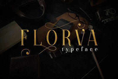 Florva Display Fonts florva font