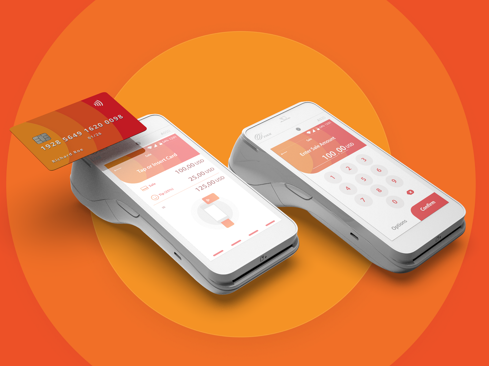 UX/UI for Android Payment Terminal by TeddyGraphics on Dribbble