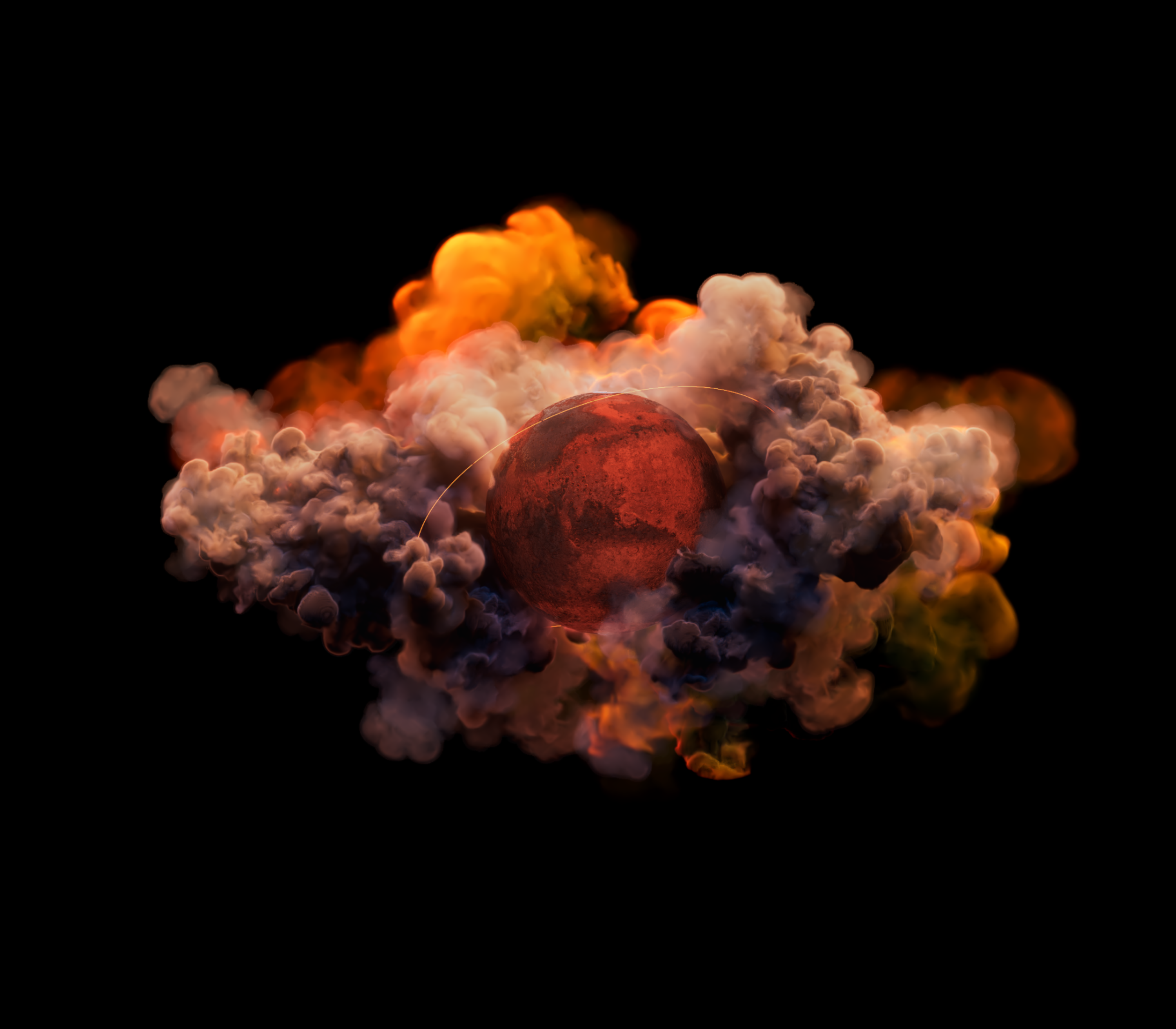 Planeta Venus 3d 3d art abstract animation cinema4d motion motion graphics planet