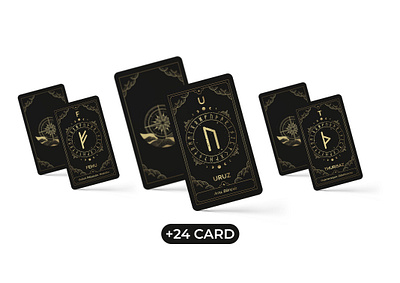 Basak Gunay | Rune Card Design branding design emirhan sarıca graphic design illustration rune rune card rune card design