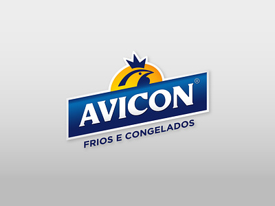 Avicon Frios e Congelados ave logo avicon branding design frios e congelados galo graphic design logo logotipo