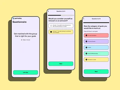 Goal Tracking App achievement app building habits chat community design engaging fun goal goal tracking health activity lifestyle mobile motivation planning progress task tracker ui ux