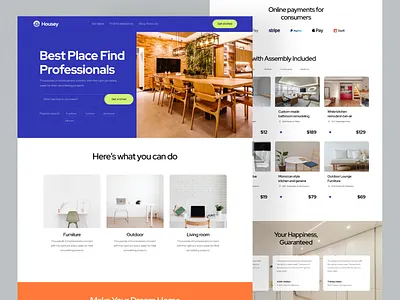 Property Landing Page Website agency apartment booking website clean house interface landing page minimal properties property property management real estate real estate landing page real estate ui real estate web real estate website realestate rent house residence website
