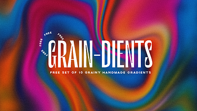 FREE GRAIN-DIENTS! by Arjustings abstract branding colorful commercial use design design freebie designer free free gradient free grain free graphics free resource freebie freebie friday grab gradient gradients grainy grainy gradients illustration
