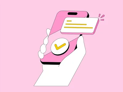 Confirmation message confirmation financial message mobile notification