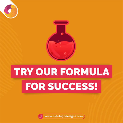 TRY OUR FORMULA FOR SUCCESS! 3d animation app branding design graphic design illustration logo motion graphics typography ui ux vector