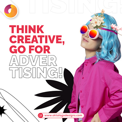 THINK CREATIVE, GO FOR ADVERTISING 3d animation app branding design graphic design illustration logo motion graphics ui vector