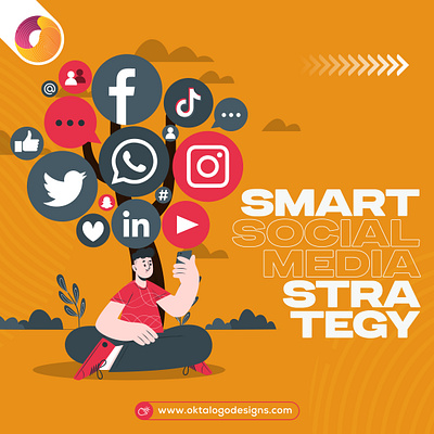 SMART SOCIAL MEDIA STRATEGY 3d animation branding graphic design logo motion graphics ui