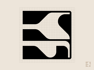 36 Days of type: 3 3 curvy futurist geometric glyph grid icon logo modernism numbers symbol type typography wavy