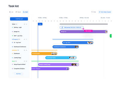 Task list | UX Gantt chart calendar calendar page creative dashboard ui design meeting project management project manager savina designer savina valeria designer schedule teams time ux uxdesign web application