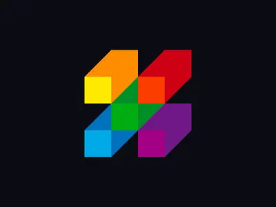 Logo Proposal 3d 3d colorfull logo 3d logo colorfull cube letter logo logotype mark monogram symbol typography x x logo