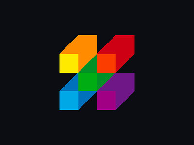 Logo Proposal 3d 3d colorfull logo 3d logo colorfull cube letter logo logotype mark monogram symbol typography x x logo