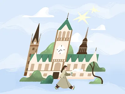 Hamburg 2d adobe architecture art art ideas building character character design city design digital art drawing flat design flat illustration graphic design hamburg illustration landscape procreate sketch