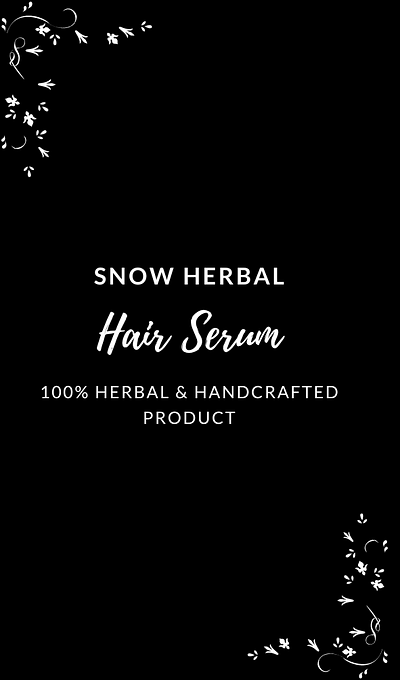 Hair Serum Label Designing 3d black label branding graphic design hair product high quality logo motion graphics ui
