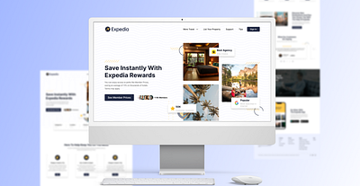 Expedia Redesign Landing Page expedia graphic design ui ui design ui ux design web design