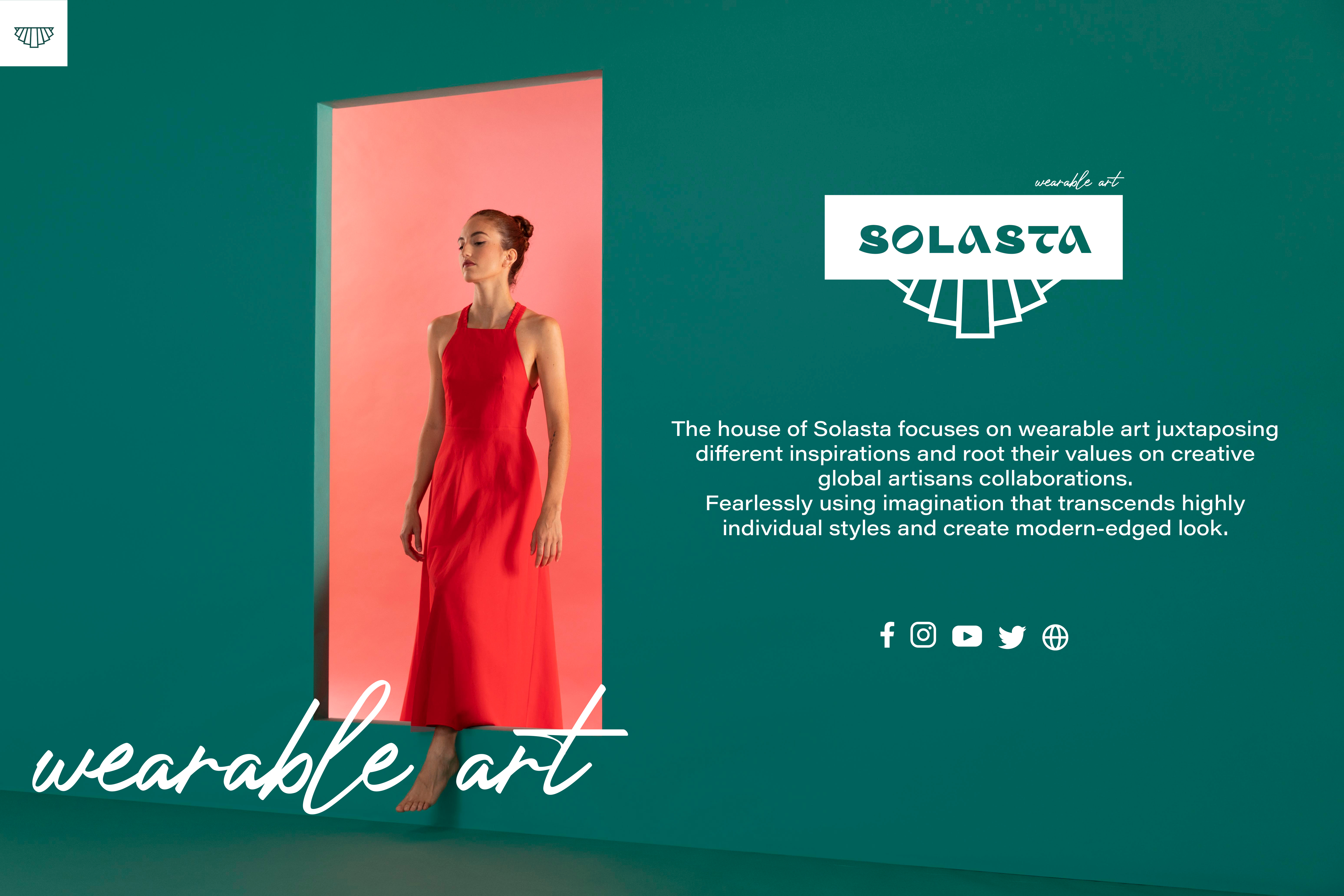 Solasta Banner Design ads advertising banner billboard brand identity branding design fashion graphic design outdoor