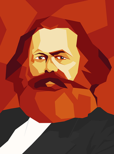 Marx 2d art design illustration vector