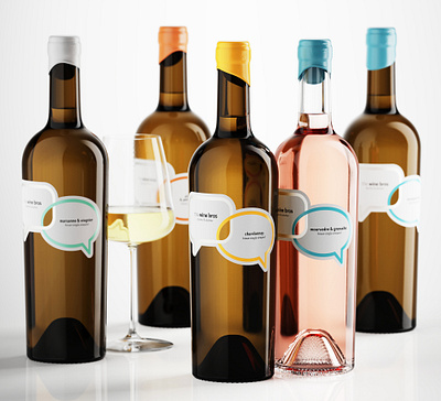 The Wine Bros best wine label design illustration jordan jelev logo strategic branding the labelmaker wine branding wine label design wine packaging
