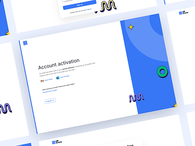 Account activation - HR Drone account activation email sign in sign up ui ux verify email