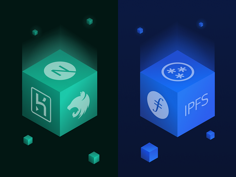 Protocol Labs • Web2 vs. Web3 back end design front end illustration product ui ux web app web3