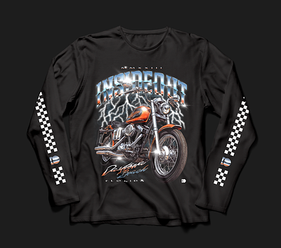 Bike Week Shirt chrome type harley motorcycles shiney texture tshirt typography vintage