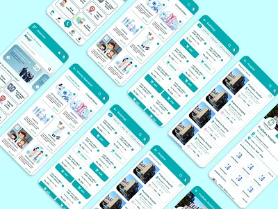 Multifunctional Healthcare Medical App doctor booking app ui design figma ui design healthcare medical app ui design hospital app ui design lab booking app ui design medical app ui design medical ui design medicine order app ui design uiux design