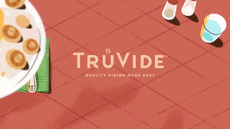 TruVide — Plated 2d animation cafe cel animation dinning illustration lunch narrative senior living storytelling traditional animation