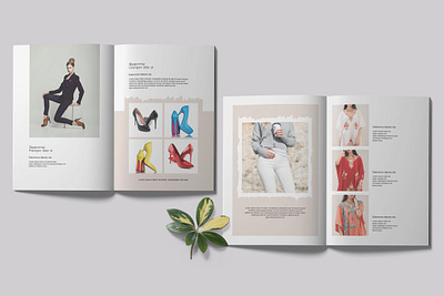 Fashion Lookbook Template #5 app branding design graphic design illustration logo typography ui ux vector