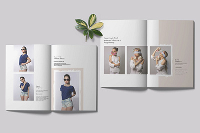 Fashion Lookbook Template #6 app branding design graphic design illustration logo typography ui ux vector