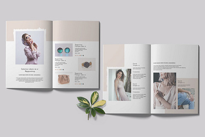 Fashion Lookbook Template #7 app branding design graphic design illustration logo typography ui ux vector