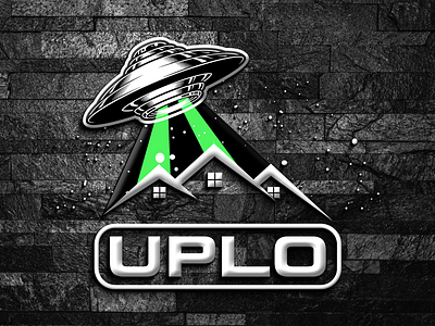 UPLO (Unique 3D Logo Mockup Design) branding design graphic design illustration illustrator logo logo design vector