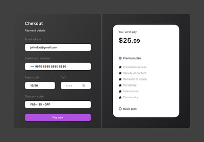 Checkout & Payment Screen branding checkout design figma ui ux