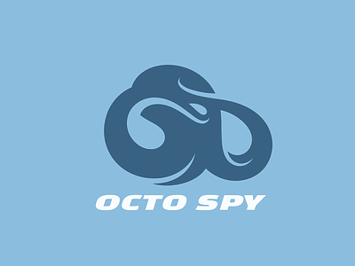 Octo Spy Logo animal animal logo app brand branding cyber data kraken octopus protection logo sea secret secret logo security security logo simple spy spy logo squid unique logo